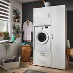 Armoire pour machine à laver Kielce VIII Blanc - Blanc - Largeur : 112 cm