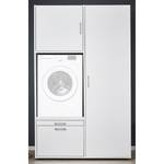 Armoire pour machine à laver Kielce VIII Blanc - Blanc - Largeur : 127 cm