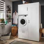Armoire pour machine à laver Kielce VIII Blanc - Blanc - Largeur : 127 cm