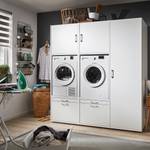 Armoire pour machine à laver Kielce XI Blanc - Blanc - Largeur : 194 cm