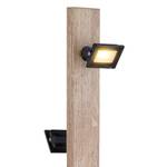 Staande LED-lamp Joya ijzer/massief eikenhout - 4 lichtbronnen - Zwart