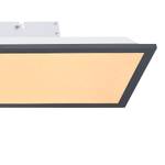 Lampada da soffitto a LED Doro II Acrilico / Alluminio - 1 punto luce - Larghezza: 80 cm