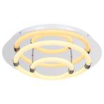 LED-plafondlamp Epi acrylglas/ijzer - 1 lichtbron - Diameter: 45 cm