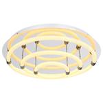 LED-Deckenleuchte Epi Acrylglas / Eisen - 1-flammig - Durchmesser: 55 cm