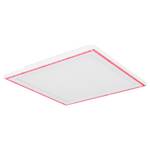 Plafonnier Samu II Plexiglas / Fer - 1 ampoule - Largeur : 40 cm