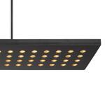LED-hanglamp Dolores massief eikenhout/ijzer - 1 lichtbron - Zwart