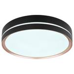 LED-plafondlamp Manni acrylglas/ijzer - 1 lichtbron - Diameter: 39 cm