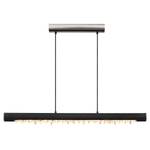 LED-hanglamp Felicitas II massief eucalyptushout/ijzer - 1 lichtbron