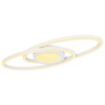 LED-Deckenleuchte Reggy II Acrylglas / Eisen - 1-flammig - Weiß