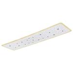 Lampada da soffitto a LED Murphy III Vetro acrilico / Ferro - 1 punto luce - Larghezza: 120 cm