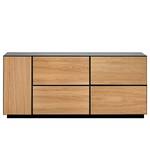 Dressoir now to go colour IV Natuurlijk eikenhout/Diamant grijs