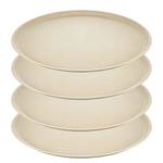 Assiettes Connect Plate (lot de 4) Polypropylène / Épicéa - Sable