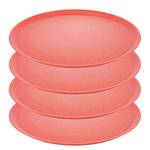 Assiettes Connect Plate (lot de 4) Polypropylène / Épicéa - Corail