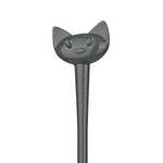 Brosse WC Miaou Polypropylène - Gris foncé