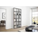 Open kast Emporior XVII Eikenhouten zwartbruin look - Breedte: 120 cm