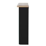 Armadietto a specchio Wyntoon Illuminazione inclusa - Nero - Larghezza: 80 cm