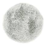 Tappeto a pelo lungo Okka I Poliestere - Color grigio chiaro - 60 x 60 cm