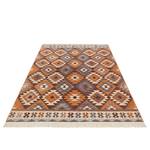 Tapis Zohra Polyester recyclé / Coton recyclé / Polypropylène - Orange / Marron - 80 x 150 cm