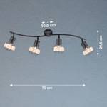Plafondlamp Straw III ijzer - 4 lichtbronnen