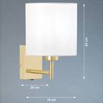 Wandlamp Dreamer I textielmix/ijzer - 1 lichtbron