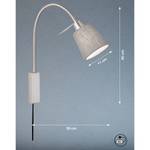 Wandlamp Wolke IV textielmix/ijzer - 1 lichtbron