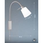 Wandlamp Wolke III textielmix/ijzer - 1 lichtbron