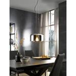 Hanglamp Studio rookglas/ijzer - 1 lichtbron