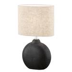 Lampada da tavolo Foro V Lino / Ceramica - 1 punto luce