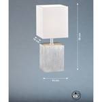 Lampe Flens II Tissu mélangé / Céramique - 1 ampoule