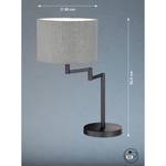 Tafellamp Rota linnen/ijzer - 1 lichtbron