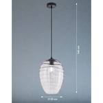 Hanglamp Gordes II glas/ijzer - 1 lichtbron