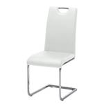 Chaise cantilever Pasala Blanc - Lot de 4