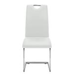 Chaise cantilever Pasala Blanc - Lot de 4