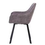 Chaises à accoudoirs Lunden (lot de 2) Gris vintage