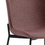 Chaises capitonnées Jembrana (lot de 2) Rose vieilli