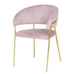 Chaise à accoudoirs Masetto II Rose clair