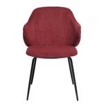 Chaises à accoudoirs Tronde (lot de 2) Rouge antique