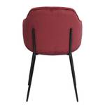 Chaises à accoudoirs Tronde (lot de 2) Rouge antique