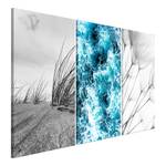 Wandbild Environment Collection Holzwerkstoff & Leinen - Mehrfarbig