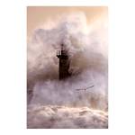 Tableau déco Storm Bois manufacturé et toile - Multicolore