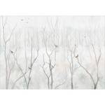 Fotomurale Winter Forest Tessuto non tessuto - Nero - Bianco - 100 x 70 cm