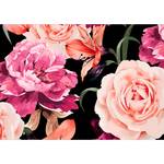 Papier peint Roses of Love Intissé - Multicolore - 350 x 245 cm