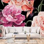 Fotobehang Roses of Love vlies - meerdere kleuren - 350 x 245 cm