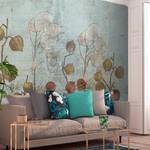 Fototapete Painted Lunaria Vlies - Mehrfarbig - 100 x 70 cm
