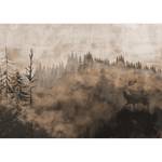 Fotobehang Memory of the Wild vlies - bruin - 300 x 210 cm