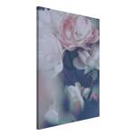 Tableau déco Morning Roses Bois manufacturé et toile - Multicolore