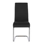 Chaise cantilever Claras Noir - Lot de 4