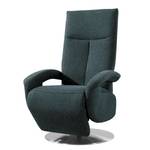 Fauteuil relax Leesburg Tissu Amra: Bleu gris - Fonction relaxation - Avec aide au redressement - Réglage électrique : 2 moteurs avec câble