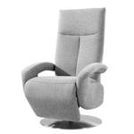 Fauteuil relax Leesburg Tissu Amra: Argent - Fonction relaxation - Avec aide au redressement - Réglage électrique : 2 moteurs avec câble