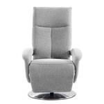 Fauteuil relax Leesburg Tissu Amra: Argent - Fonction relaxation - Avec aide au redressement - Réglage électrique : 2 moteurs avec câble